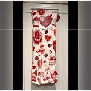 Valentines Day Sweet Treats and Bows Blanket